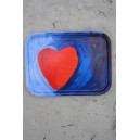 2720-Love rektangulär bricka