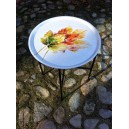 Tre Höstlöv runt brickbord
